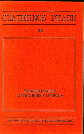 Portada Evangelización, catequesis y liturgia