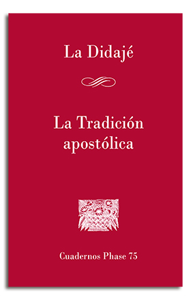 Portada Didajé. La tradición apostólica, La