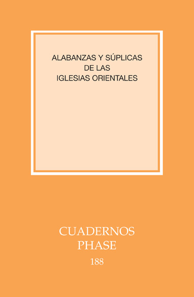 Portada Alabanzas y súplicas de las iglesias orientales