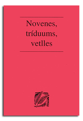 Portada Novenes, tríduums, vetlles